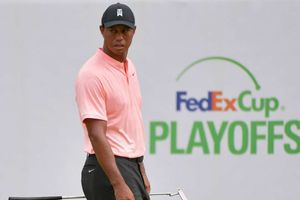 McIlroy, Woods slip back as Schauffele leads BMW Championship