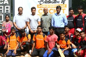 Karun Nair joins blind cricket players to observe World Sight Day