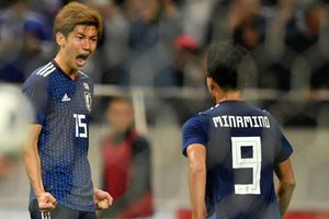 Japan see off Uruguay in seven-goal thriller