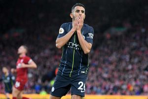 Liverpool 0 Manchester City 0: Mahrez misses late penalty as title favourites cancel each other out