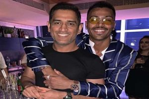 MS Dhoni-Hardik Pandya bonding during Sakshi Dhoni's birthday bash steals the show