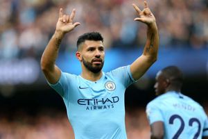 Aguero revels in racing to Premier League milestone