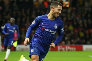 Watford 1 Chelsea 2: Inspirational Hazard joins 100 club