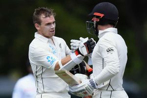 Latham, Nicholls hundreds put Black Caps in complete control