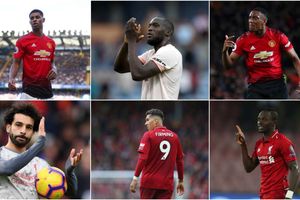 Liverpool v Manchester United: Salah, Mane and Firmino v Rashford, Martial and Lukaku in Opta numbers