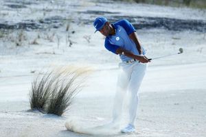 Finau in three-way tie for Hero World Challenge lead, Woods in last place