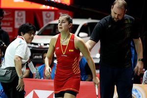 Carolina Marin faces lengthy injury lay off after rupturing knee ligament