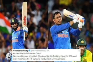 India vs Australia: Twitterati hail Virat Kohli, MS Dhoni masterclass for guiding Team India to win
