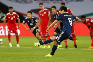 Oman 0 Japan 1: Controversial Haraguchi penalty seals progress