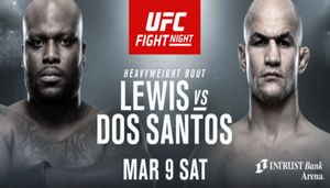 Lewis vs Dos Santos to headline UFC's debut in Wichita