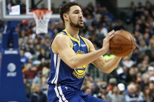 Thompson sets NBA record with 10 straight made three-pointers to open game