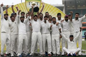 Virat Kohli and boys revel as Team India registers first Test series win in Australia - See Pics