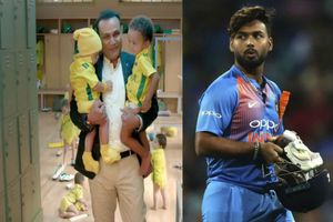India Vs Australia: Rishabh Pant gives a hilarious response to Virender Sehwag's babysitting advertisement