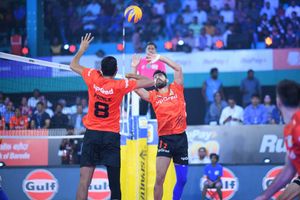 Pro Volleyball League: Black Hawks Hyderabad defeat U Mumba Volley to keep playoff chances alive