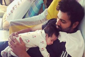 Rohit Sharma shares an adorable pic with daughter Samaira