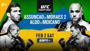 UFC Fight Night 144: Assuncao vs. Moraes 2 fight card, preview and schedule