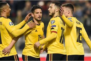 Belgium 3 Russia 1: Hazard spares Courtois' blushes