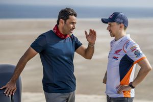 When Al Attiyah took Lorenzo for dune bashing in Qatar!