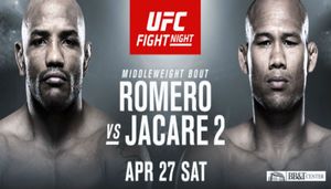 Romero vs. Jacare 2 to headline UFC's return to Fort Lauderdale