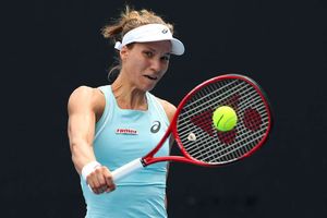 Golubic staves off match point before beating Brady in Indian Wells final