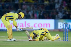 By slamming Chennai wicket, is Dhoni sending across a message?