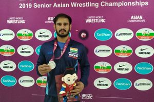 Asian Wrestling Championships: Harpreet Singh wins silver, Gyanender clinches bronze in Greco-Roman