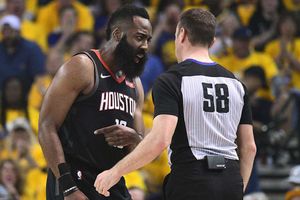 Harden complains about no-calls, Green doesn't care