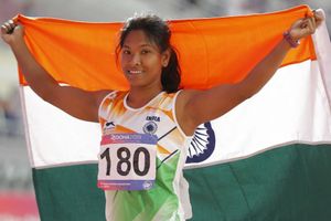 Swapna Barman settles for silver in heptathlon, Jinson pulls out of 1500m