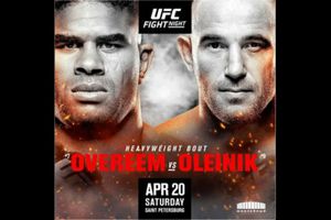 UFC Fight Night 149: Overeem vs. Oleinik fight card and schedule