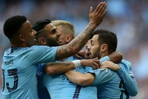 FA Cup: Manchester City 6 Watford 0: Sterling hat-trick helps secure unprecedented domestic treble