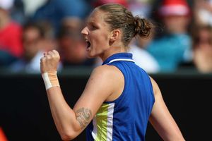 Pliskova beats Sakkari in Rome repeat, Konta upsets Bertens
