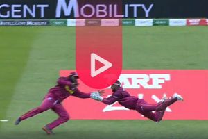 Cricket World Cup 2019: West Indies Vs Pakistan: Shai Hope takes a stunner to get rid Babar Azam - Watch