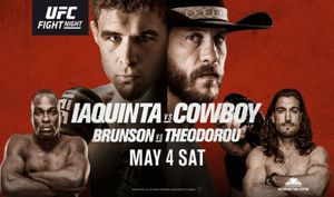 UFC Fight Night 151: Iaquinta vs. Cowboy fight card and schedule