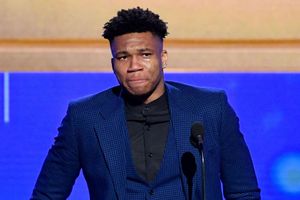 Giannis Antetokounmpo bursts into tears after winning MVP
