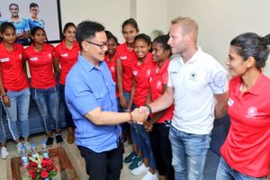 'Will provide all support for Olympic qualifiers', Kiren Rijiju assures women's hockey team