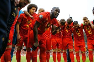 Belgium 3 Scotland 0: Lukaku double as hosts make it four in a row