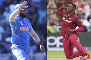 ICC World Cup 2019: Imitation is the biggest form of flattery, Sheldon Cottrell tells Mohammed Shami