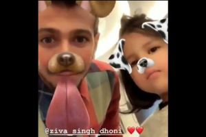 Yuzvendra Chahal's super cute snapchat video with MS Dhoni's daughter Ziva Dhoni - Watch