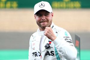 Bottas edges out home hope Hamilton for dramatic pole at Silverstone