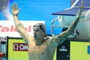 Dressel retains 100m freestyle gold, Australia smash relay record to beat Ledecky's USA