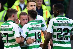 Celtic 5-0 Nomme Kalju: Griffiths nets on return as brilliant Bhoys take charge of tie