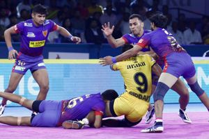 Pro Kabaddi League 2019: Dabang Delhi edge Telugu Titans in closely-fought contest; Desai brothers' effort in vain