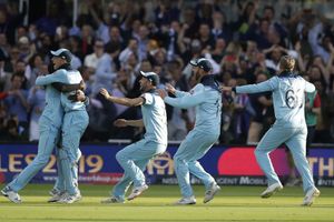 England's first cricket World Cup victory is as controversial as its only football title