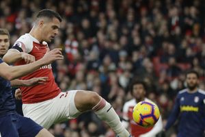 Granit Xhaka is the leading candidate to replace Laurent Koscielny as Arsenal captain