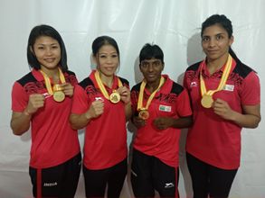 Boxing: Indian boxers grab five gold medals at Indonesia President's Cup; India adjudged 'best team'