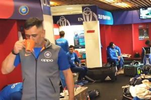 ICC World Cup 2019: MS Dhoni sips his cuppa as KL Rahul gives a sneak peek of India's dressing room