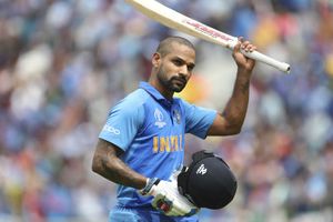 Dhawan picks up bat for first time for 'Bottle Cap Challenge' post injury in World Cup
