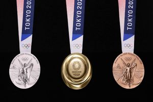 1 Year: Tokyo Olympics unveil gold, silver, bronze medals