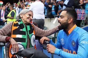 ICC World Cup 2019: Skipper Virat Kohli and Rohit Sharma seek blessings from 87-year-old fan