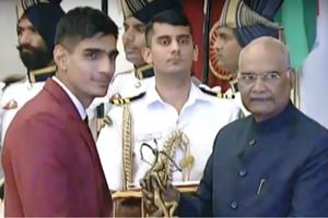 Gurpreet Singh Sandhu becomes 26th footballer to receive Arjuna award